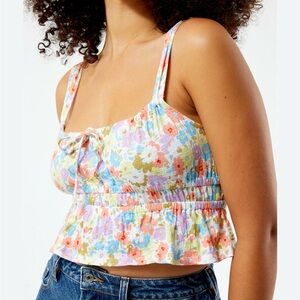 Billabong Multicolor Floral Crop Top